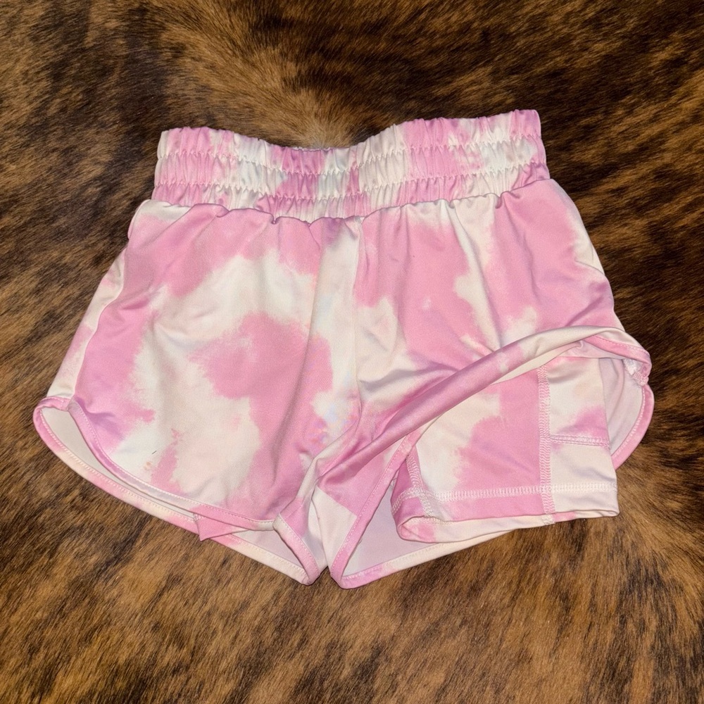 Grayson Threads Pink Tie-Dye Kids Shorts